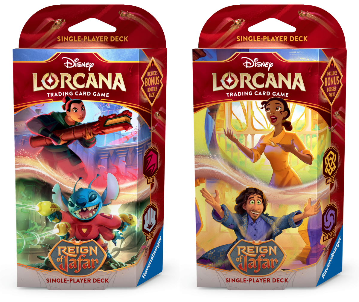 Disney Lorcana Reign of Jafar Single Player Decks