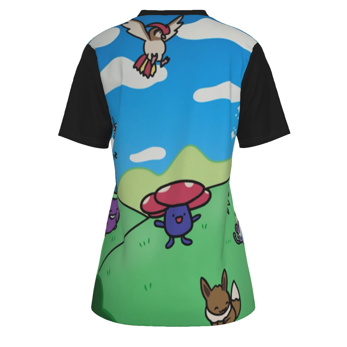 All-Over Print Women's O-Neck T-Shirt|180 GSM Jersey