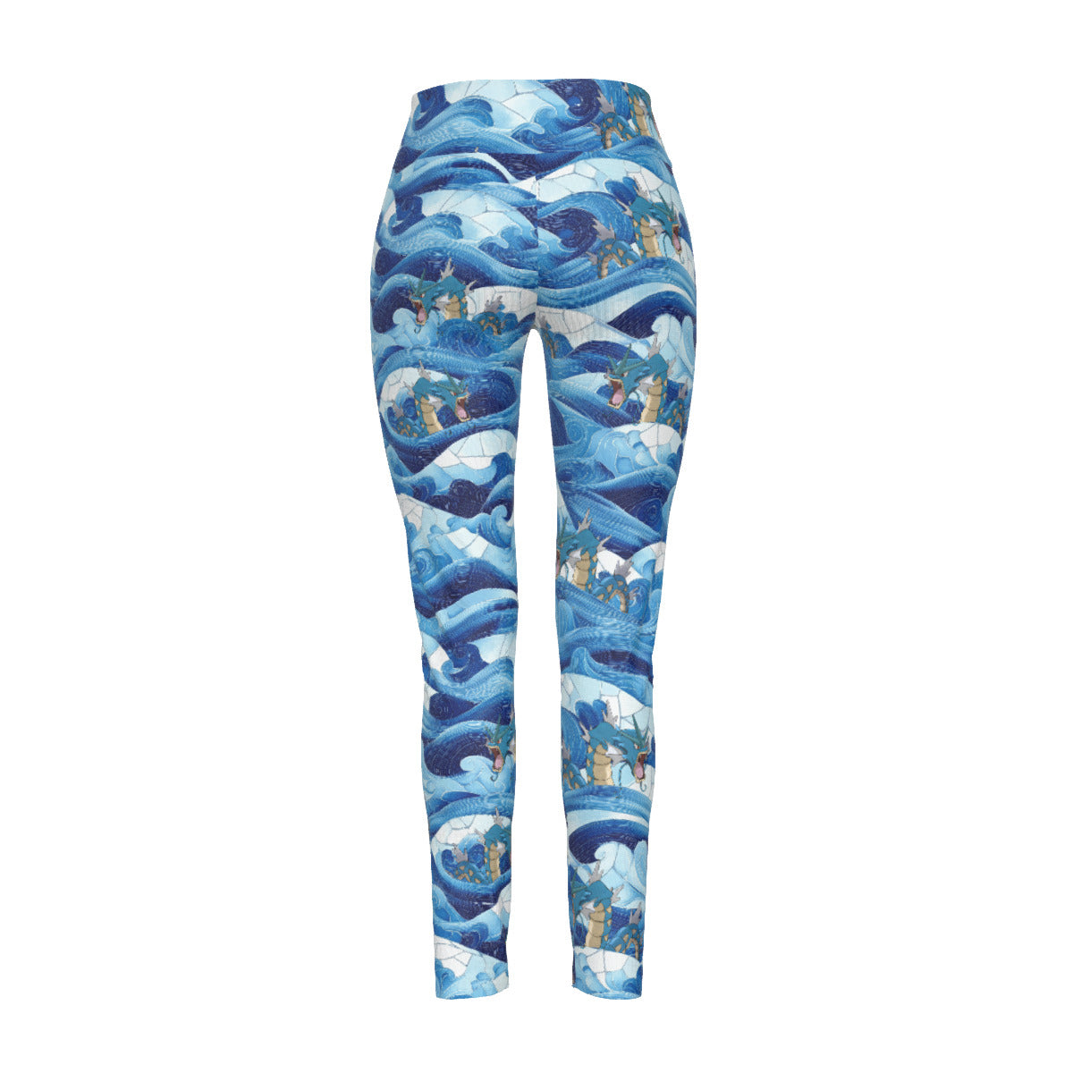 All-Over Print Women's High Waist Leggings | Side Stitch Closure