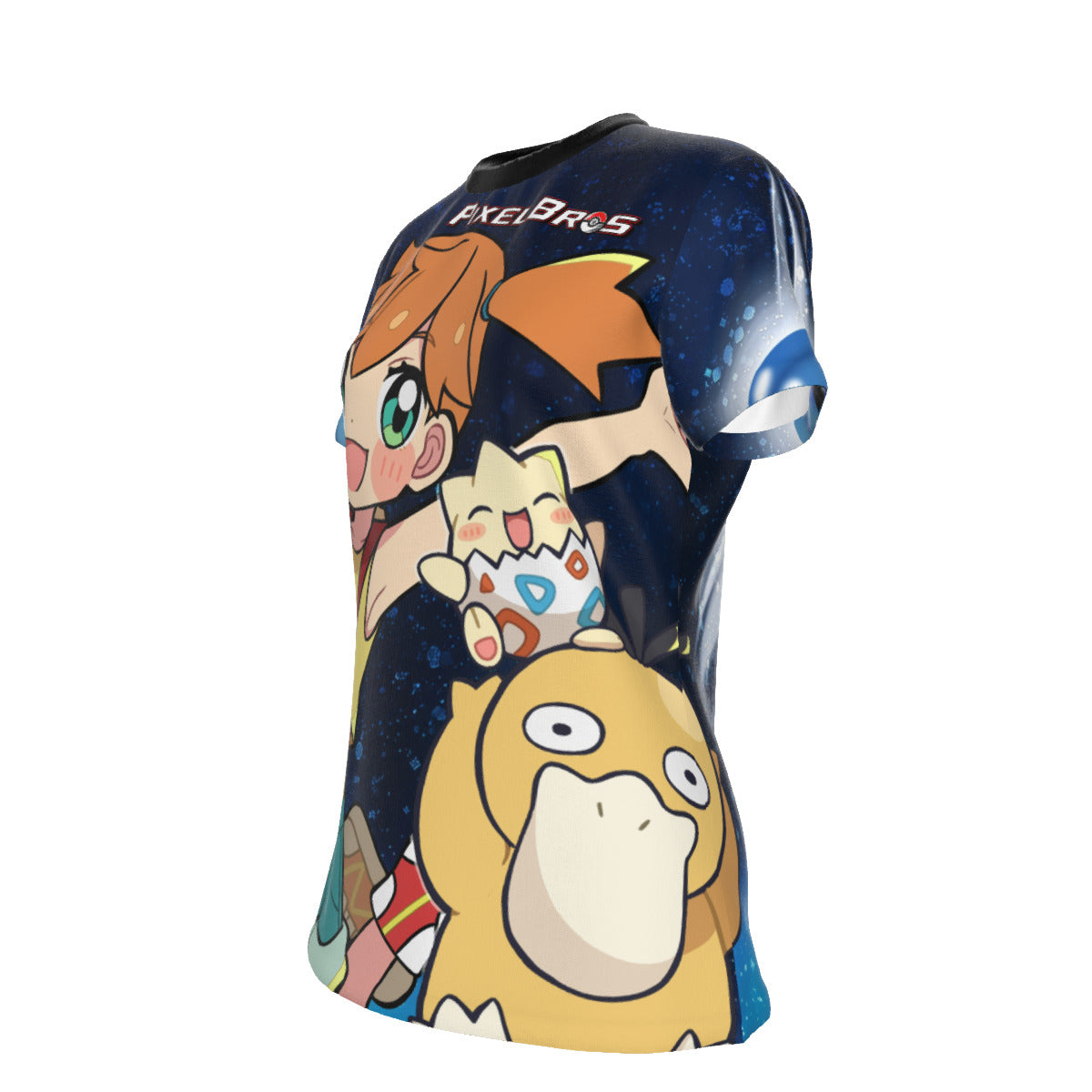 All-Over Print Round Neck T-Shirt