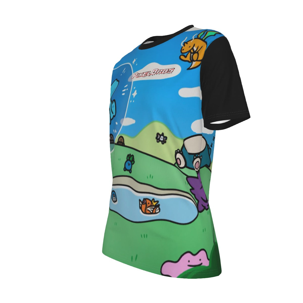 All-Over Print Women's O-Neck T-Shirt|180 GSM Jersey