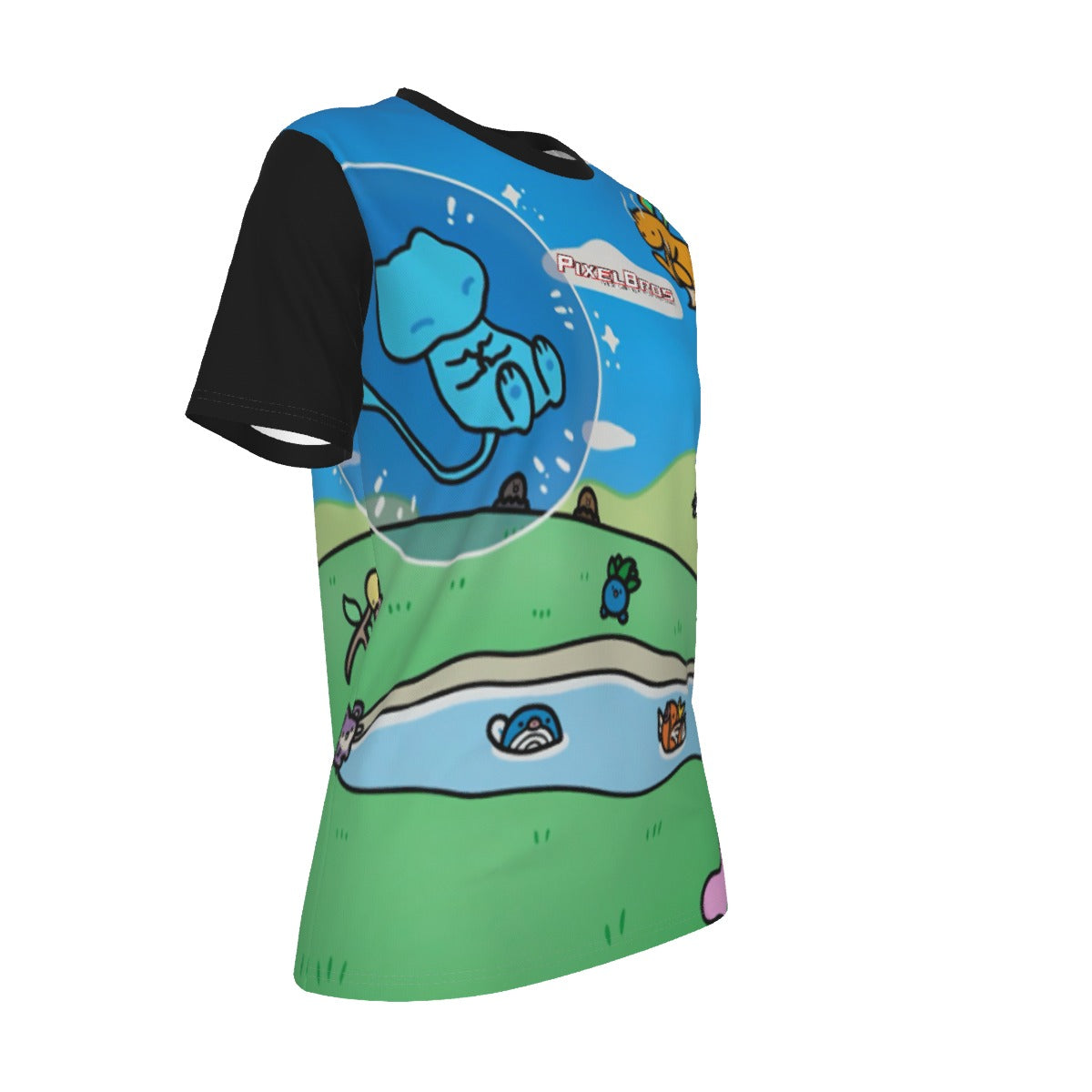 All-Over Print Women's O-Neck T-Shirt|180 GSM Jersey