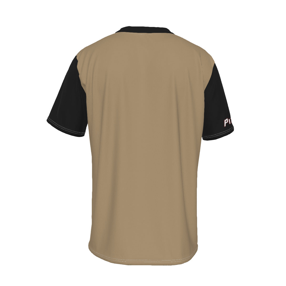 All-Over Print Men's Short Sleeve T-shirt with Neckline Tie