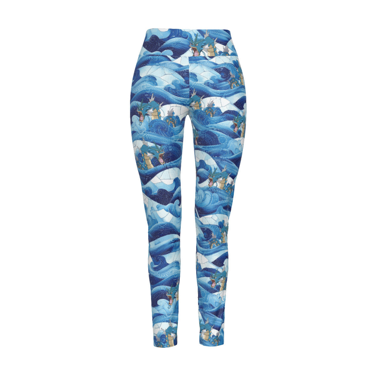 All-Over Print Women's High Waist Leggings | Side Stitch Closure