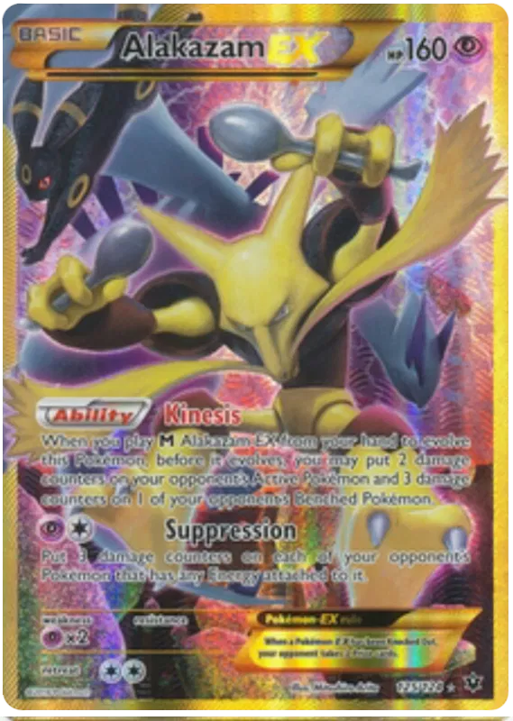 #125 Fates Collide - Alakazam ex (HP)
