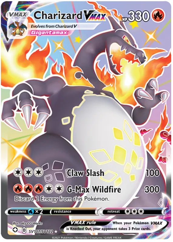 #SV107 Shining Fates - Charizard VMax