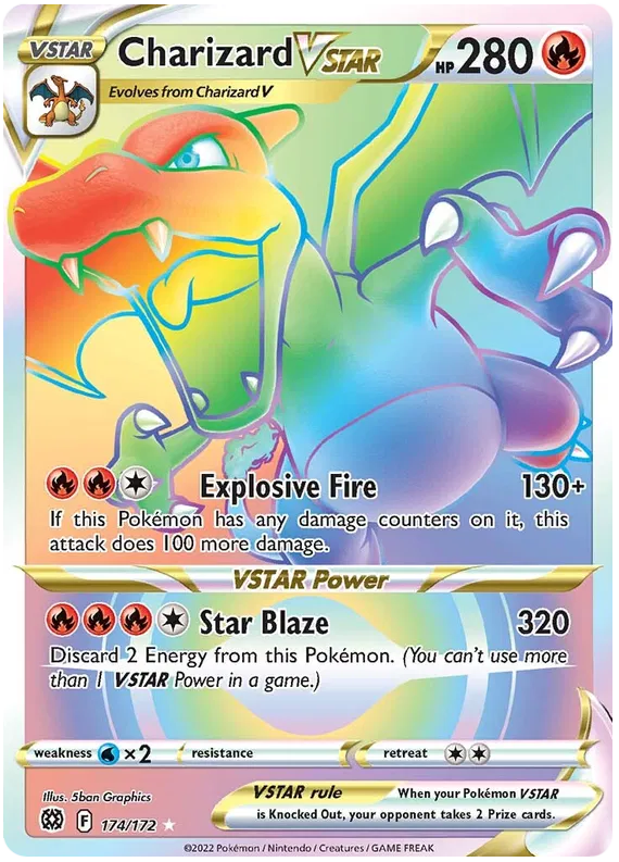 #174 Brilliant Stars - Charizard VStar