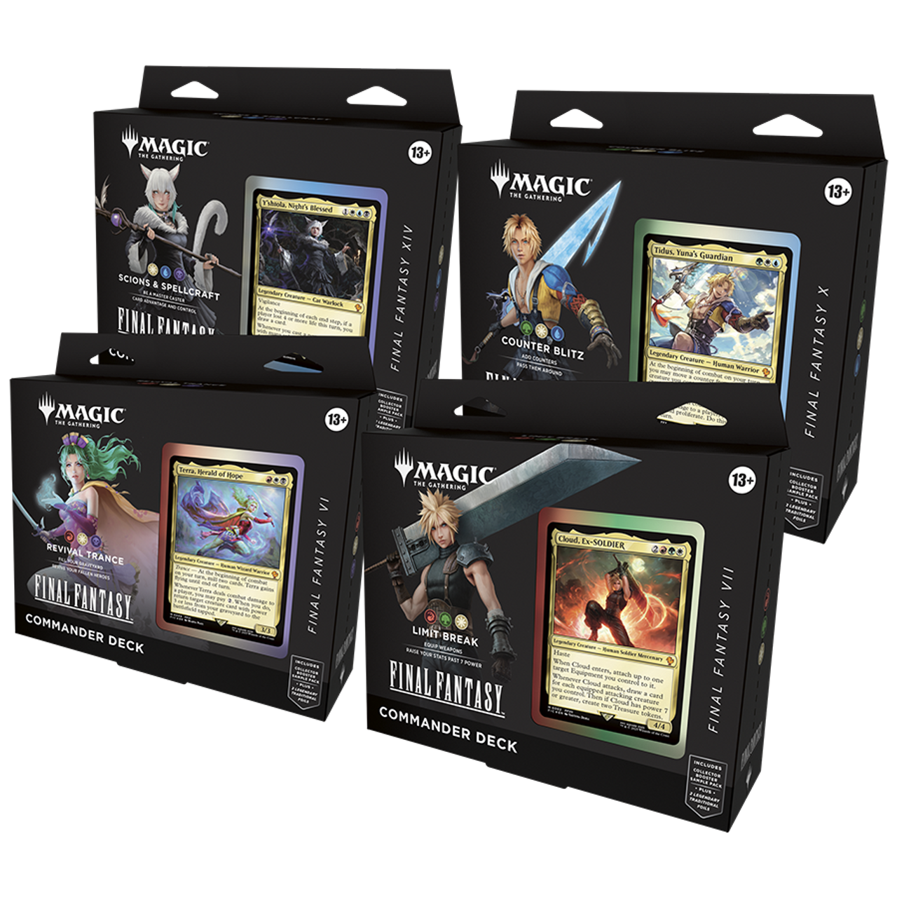 Magic: The Gathering Final Fantasy Commander Decks