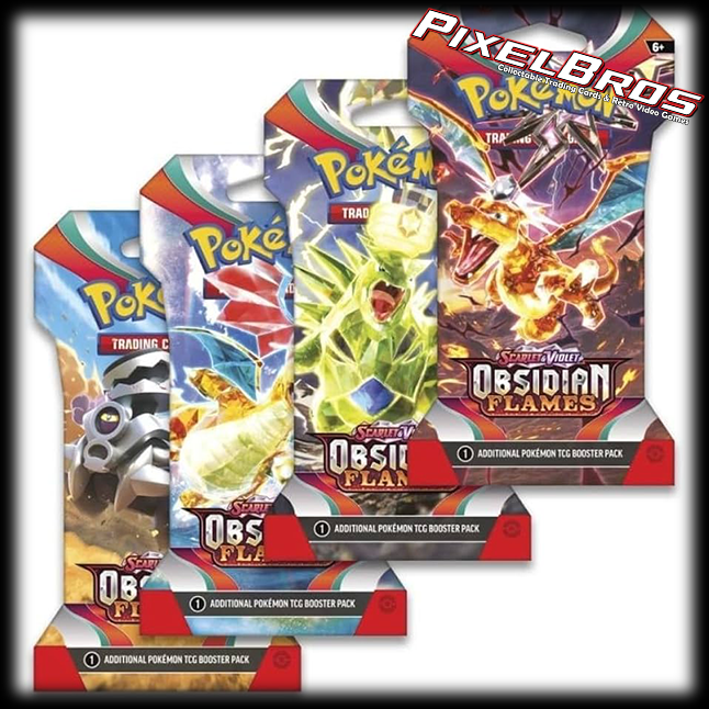 Obsidian Flames Sleeved Booster Pack