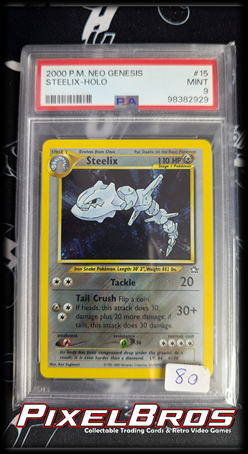 Steelix holo #15 - Neo Genesis - PSA 9