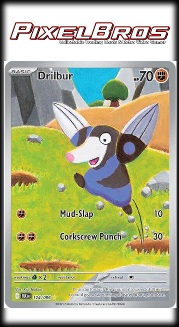 #124 Pokemon Black Bolt- Drilbur