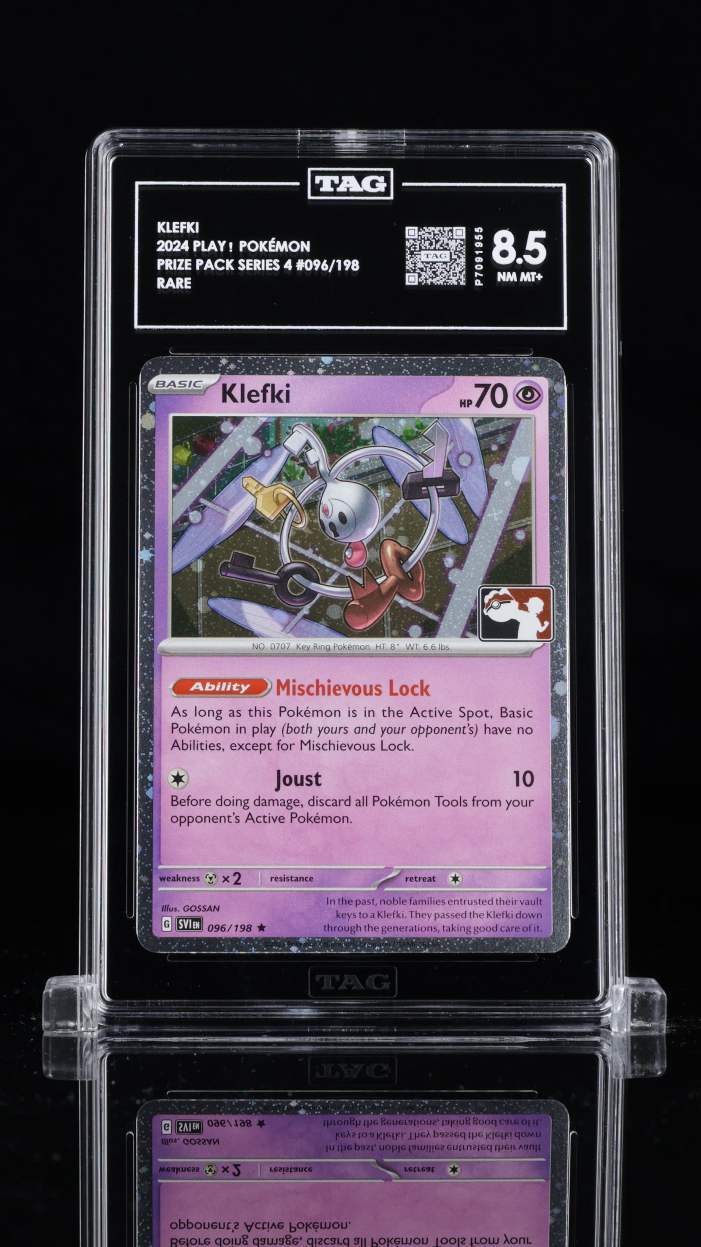 Klefki- #96 Prize Pack Series 4- TAG 8.5
