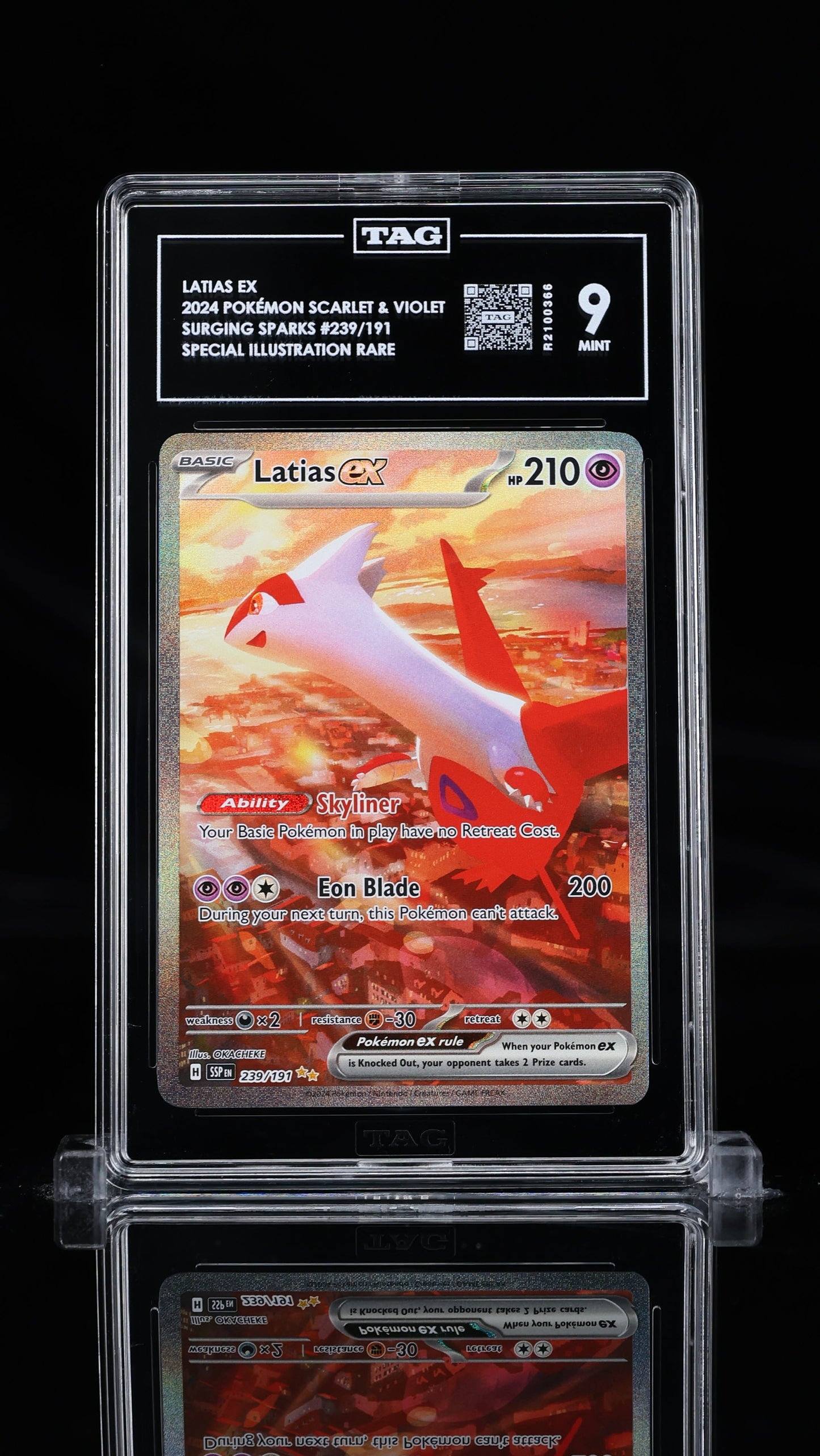 Latias EX- #239 Surging Sparks- TAG 9