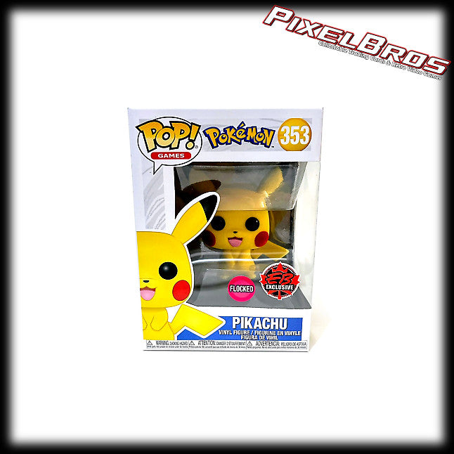 #353 Pikachu Flocked EB Exclusive Funko Pop
