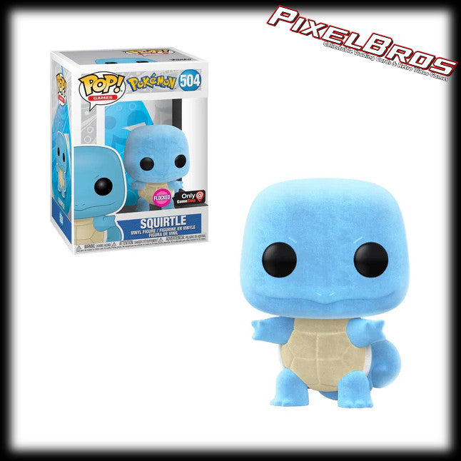 #504 Squirtle Flocked EB Exclusive Funko Pop
