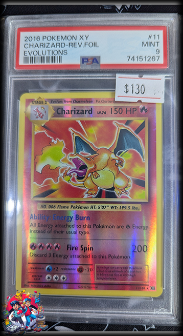 #11 Charizard - Evolutions - PSA 9