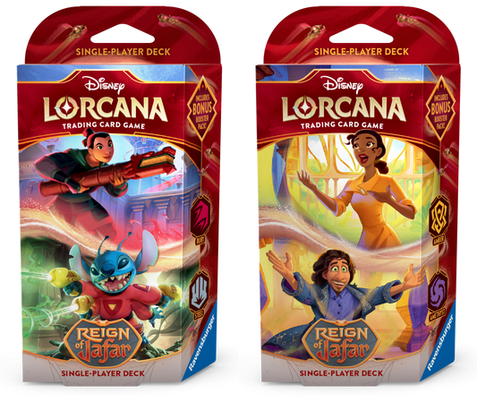 Disney Lorcana Reign of Jafar Single Player Decks