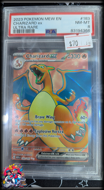 #183 Charizard ex - Scarlet & Violet 151 - PSA 8