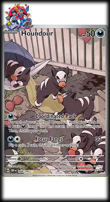 #204 Obsidian Flames - Houndour