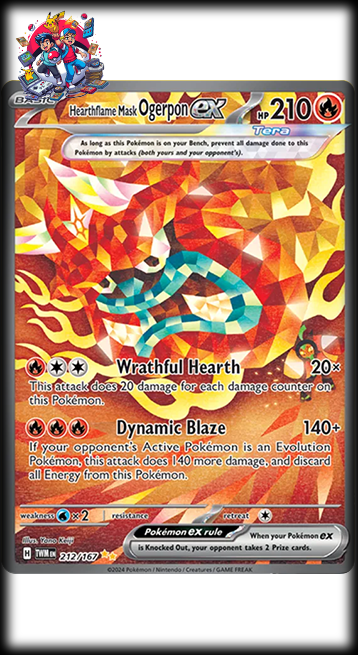 #212 Twilight Masquerade - Hearthflame Mask Ogerpon ex