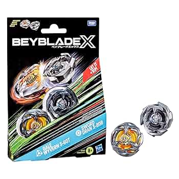 Beyblade X Gale Wyvern 3-60T & Sword Dran 3-80B Dual Pack Set