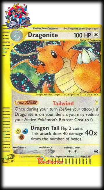 #9 Expedition - Dragonite Holo DMG