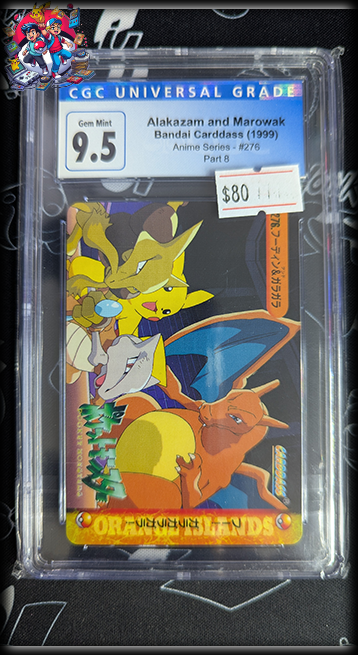 Alakazam & Marowak #276 - Bandai Anime Series - CGC 9.5