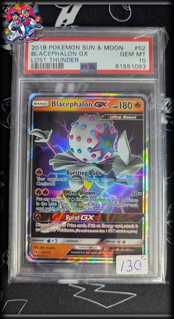 Blacephalon GX #52 - Lost Thunder - PSA 10