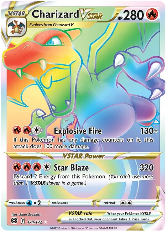 #174 Brilliant Stars - Charizard VStar