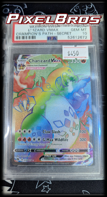 Charizard Vmax - Champion's Path - #074 PSA 10