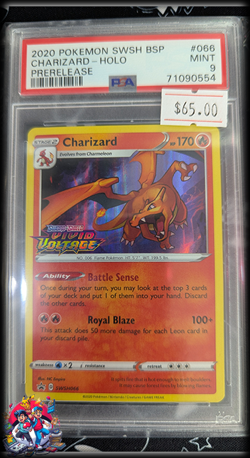 Charizard #066 - Sword & Shield Promo - PSA 9