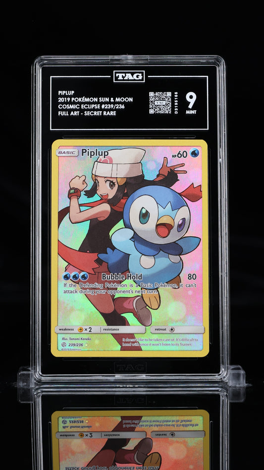 Piplup- #239 Cosmic Eclipse- TAG 9