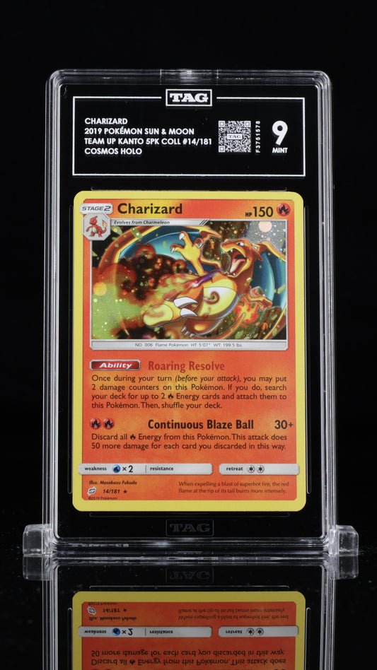 Charizard- Team Up #14- TAG 9