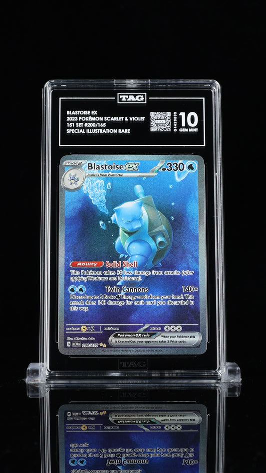 Blastoise EX #200- Scarlet & Violet 151- Tag 10
