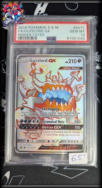 Guzzlord GX #SV71 - Hidden Fates - PSA 10