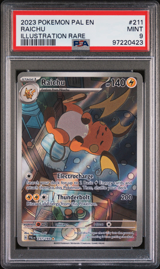 Raichu - #211 Paldea Evolved - PSA 9