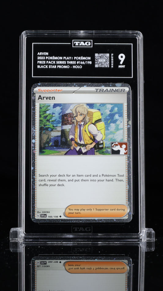 Arven - #166 Pokemon Prize Pack Series Three - TAG 9