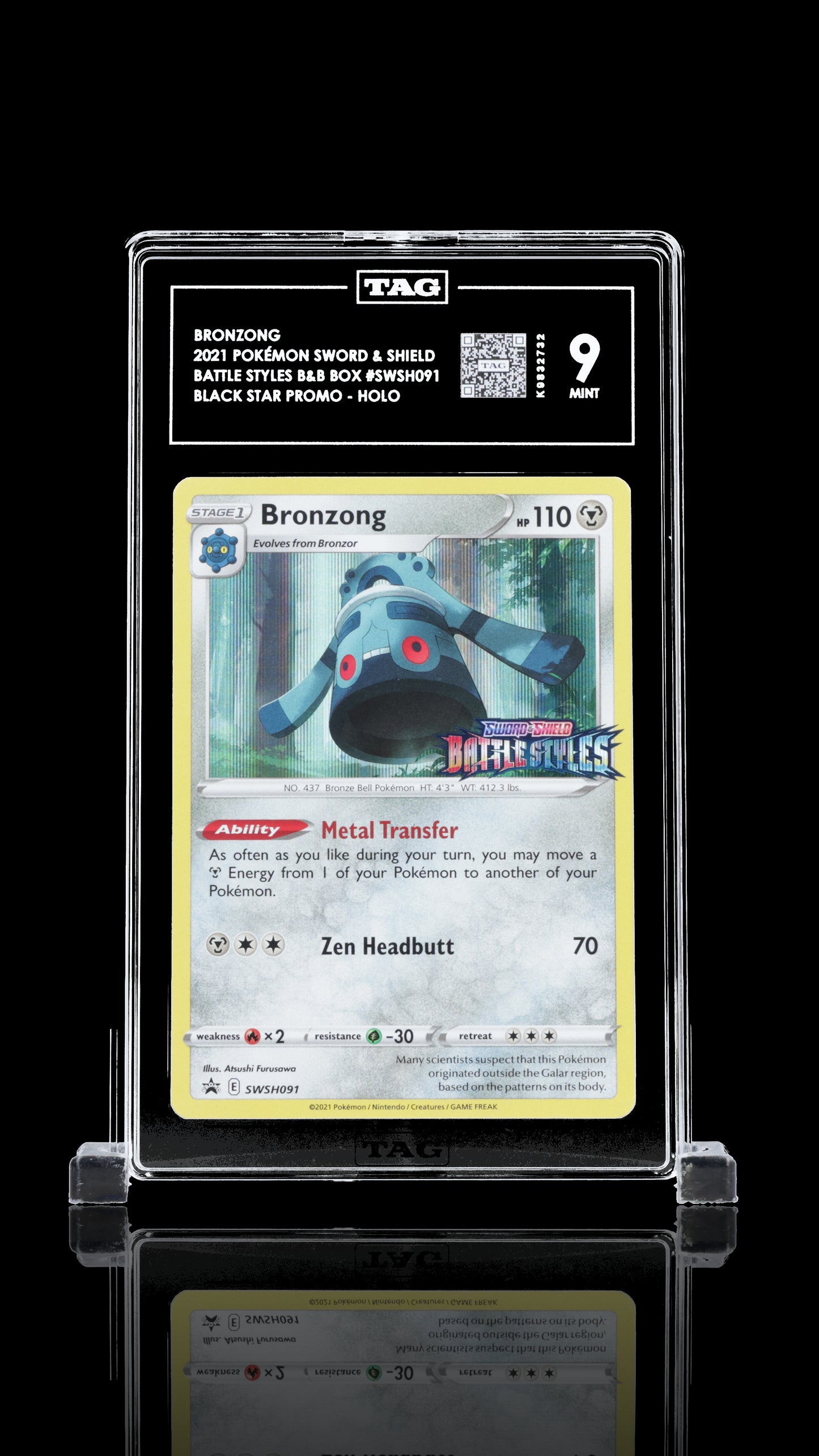 #SWSH091 Bronzong - Sword & Shield PROMO - Tag 9