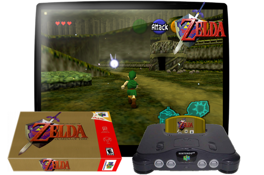 The Legend of Zelda: Ocarina of Time (N64) - Complete in Box