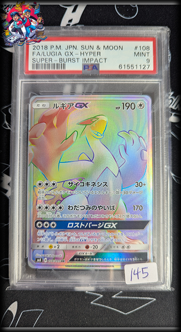 Lugia JPN #108 - Burst Impact - PSA 9