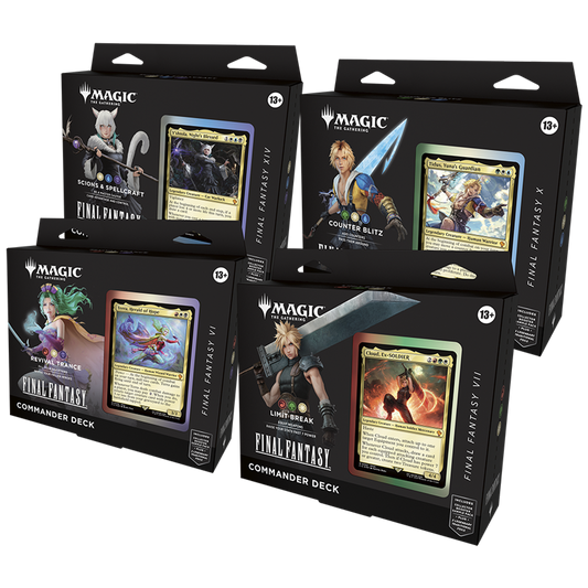 Magic: The Gathering Final Fantasy Commander Decks
