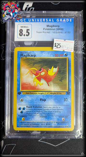 Magikarp 1st Editon #47 - Team Rocket - CGC 8.5