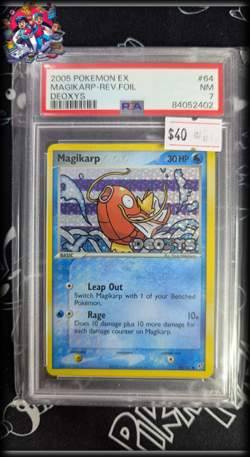 Magikarp Reverse Foil #64 - EX Deoxys - PSA 7