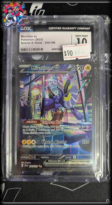 Miraidon Ex #244 - Scarlet & Violet - CGC 10