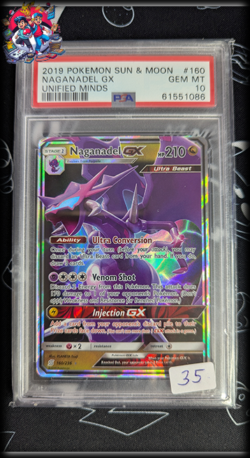 Naganadel GX #160 - Unified Minds - PSA 10