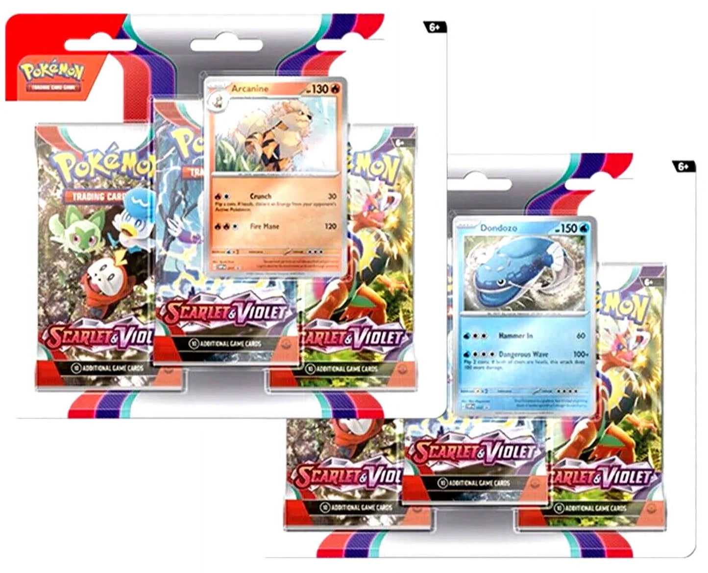 Pokemon - Scarlet and Violet - Base Set - 3 Pack Blister