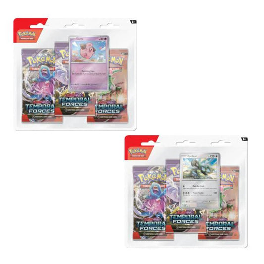 Pokemon - Scarlet & Violet - Temporal Froces - 3 Pack Blister