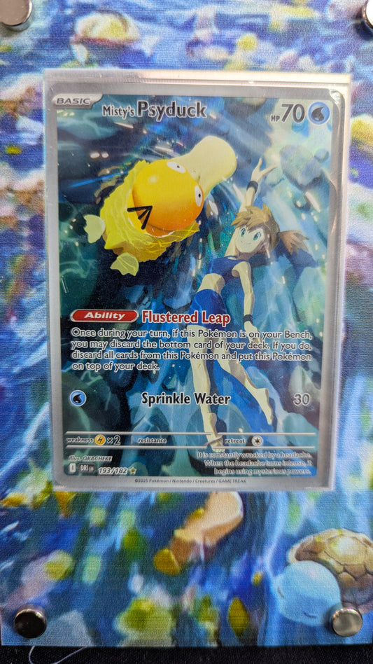 #193 Destined Rivals - Misty's Psyduck (Extended Art Frame with Card)