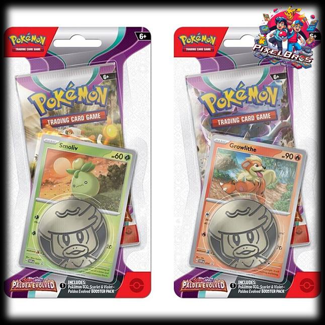 Pokemon - Scarlet and Violet - Paldea Evolved - Checklane Blister