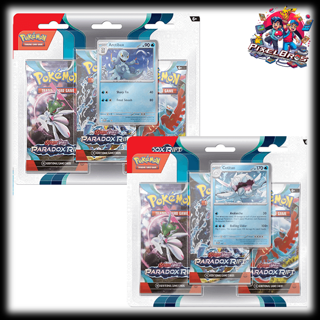 Pokemon - Scarlet and Violet - Paradox Rift - 3 Pack Blister